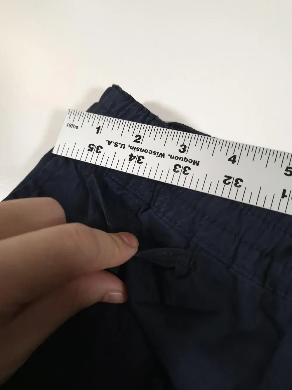 Polo Ralph Lauren Shorts Men's 2XB Blue Chino 9in Inseam Elastic Drawstring